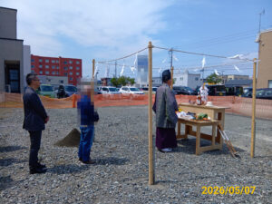 岩見沢市T様邸地鎮祭