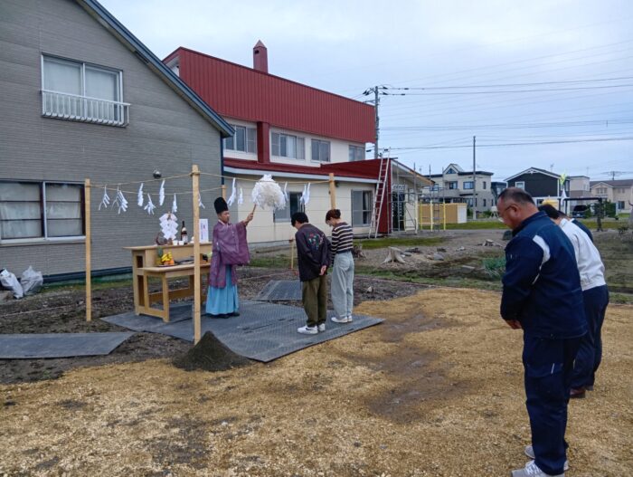 岩見沢市I様邸地鎮祭