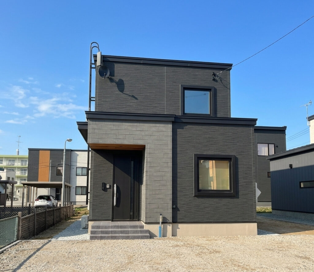 山本建業モデルハウス-木ごこちfit-エコ　岩見沢市5条東15丁目【販売引渡済】