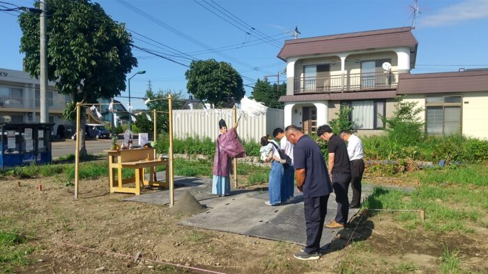岩見沢J様邸地鎮祭