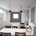 グレージュインテリアの家