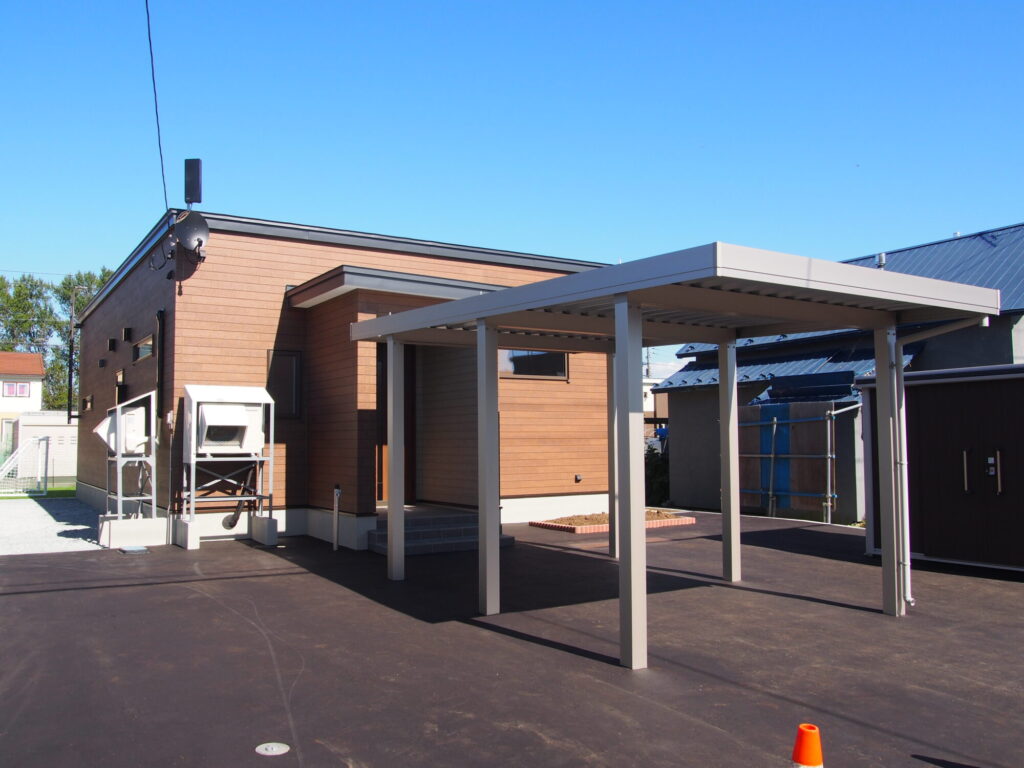 全館空調システム採用平屋住宅　岩見沢市
