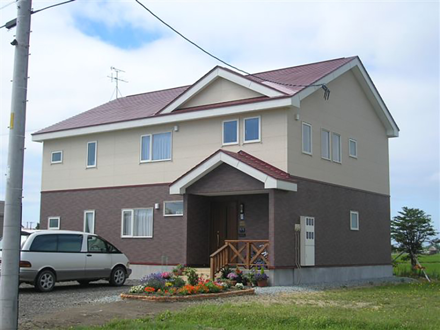 上下分離型二世帯住宅　収納力のある家：岩見沢市北村Ｎ様邸