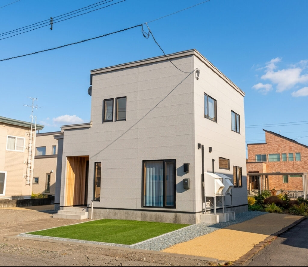 見せる階段とお掃除ロボットの基地?!岩見沢市