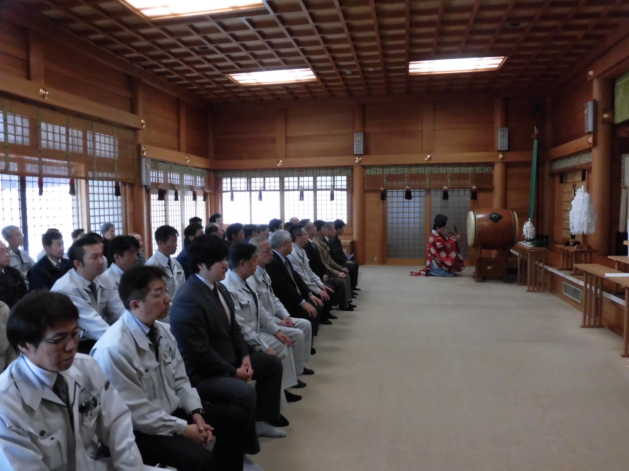 山本建業の安全祈願祭と安全大会